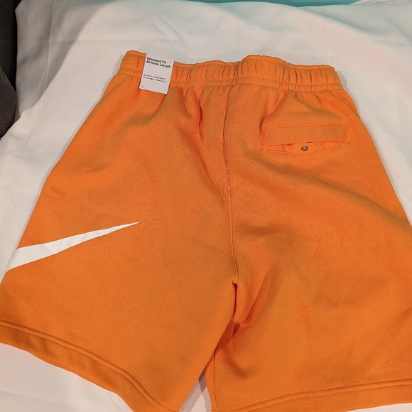 Nike Shorts Nike 9 Sportswear Club Fleece Shorts Orange Bv272 886